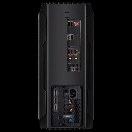 Corsair ONE i164 rear ports Mini PC Gaming Terbaik
