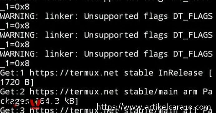 Unsupported flags dt_flags_1=0x8000001