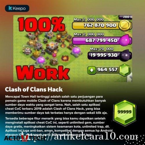 cara hack game coc