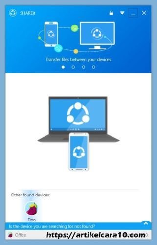 Cara Mengirim File dari PC ke HP dengan Shareit