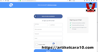 Hack Kode Verifikasi WA Dengan Menggunakan Aplikasi TextNow