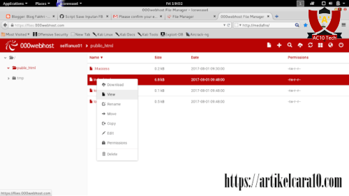 3 Cara Membuat Web Phising FB (Script Phising FB) 2026 4 Situs 000webhost