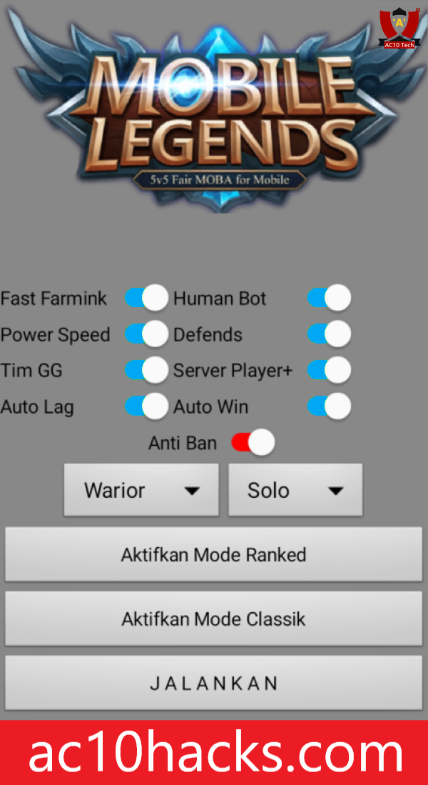 APK MOD Rank Booster ML S33