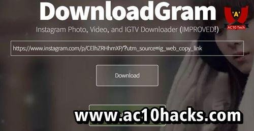 Cara Download di DownloadGram