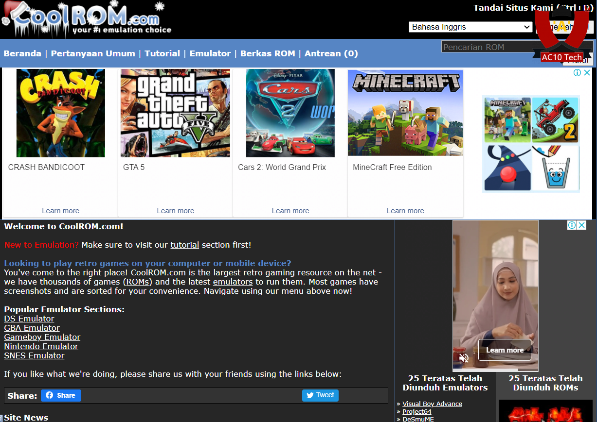 12 Situs Download Game PPSSPP/PSP File ISO Full Gratis 2026 9 COOL ROM situs game ppsspp