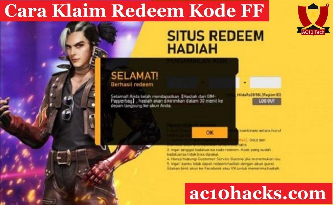 Hack Kode Redeem FF Hari Ini 2026 6 Cara Klaim Redeem Kode FF