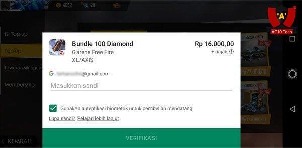 Top Up FF Murah Axis 2026