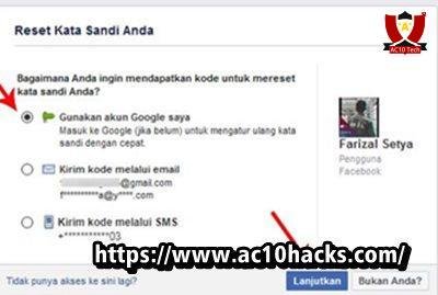 Cara Masuk FB Tanpa Kata Sandi di HP