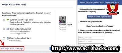 Cara Masuk FB Tanpa Kata Sandi di HP