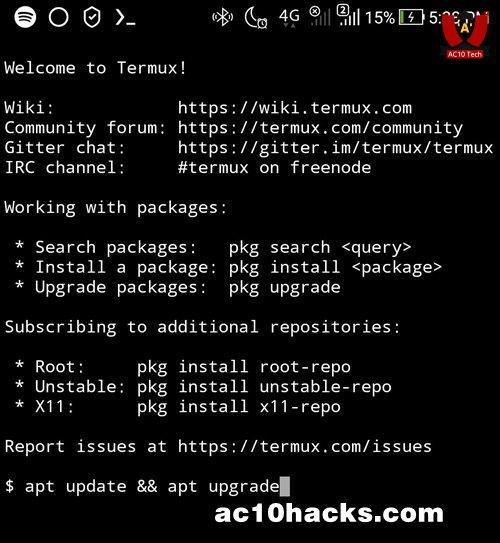 Cara Buat Backdoor Termux Android