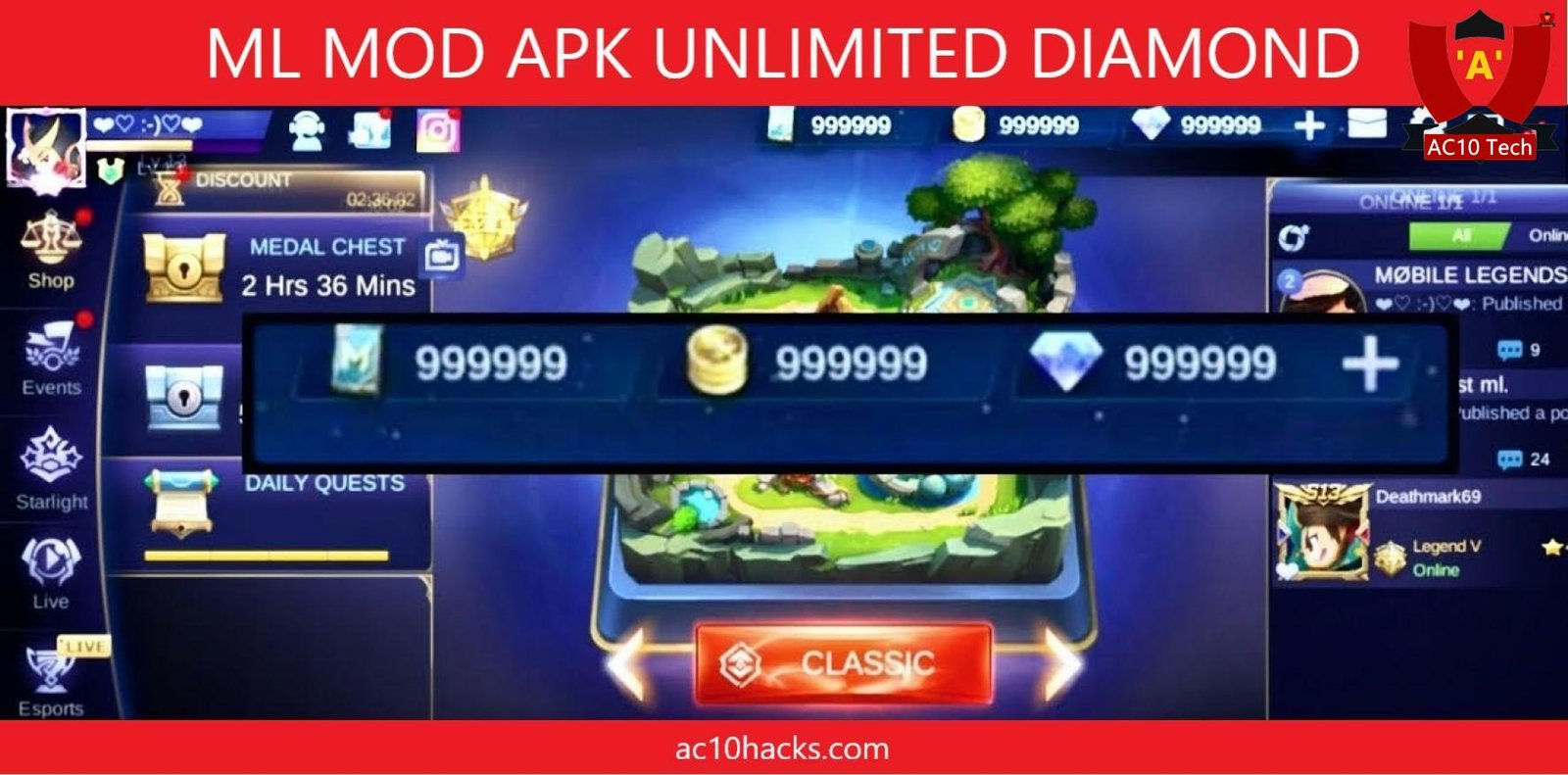 Download Mobile Legend Mod Apk Unlimited Diamond 2026