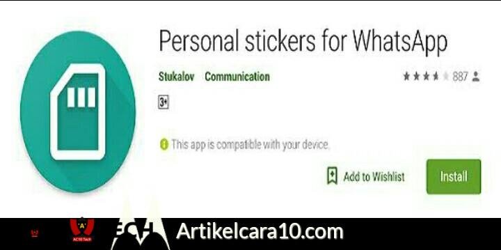 Aplikasi Personal Sticker For Android