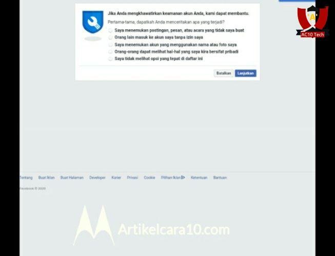 cara mengembalikan facebook yang dihack lewat website