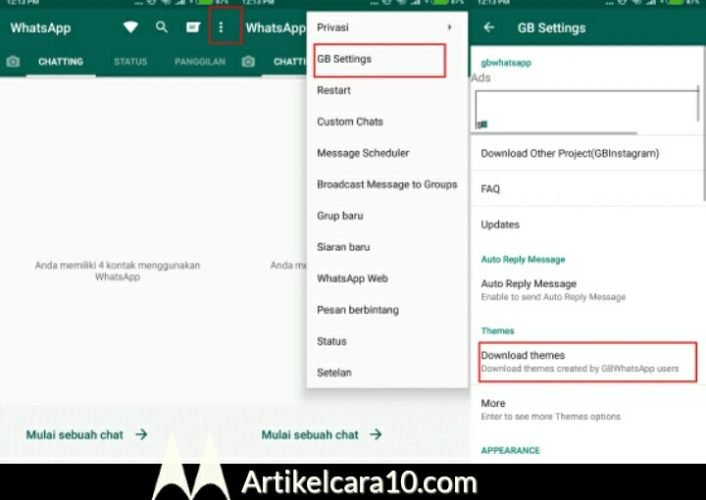 cara agar tampilan whatsapp android seperti iphone