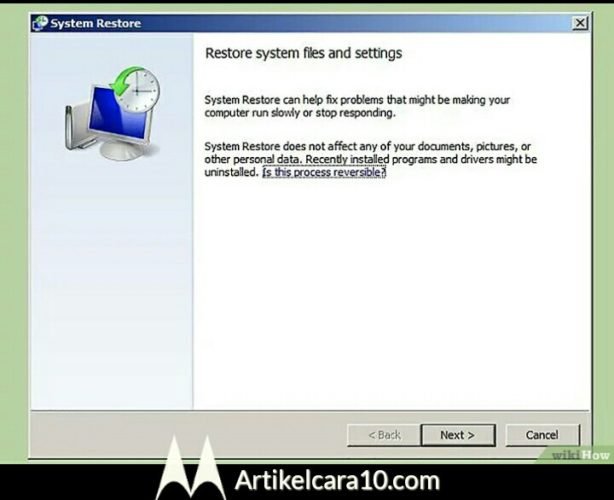 System Restore Windows