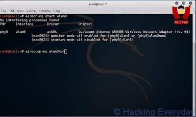 REAVER : Hack Wifi WPA2-PSK dengan Linux airodump-ng wlan0mon