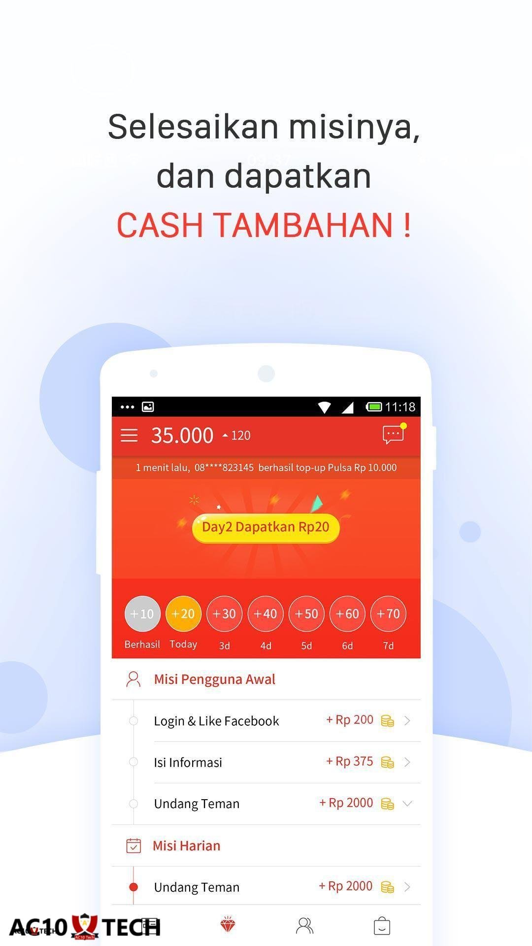 Pulsa Gratis money locker