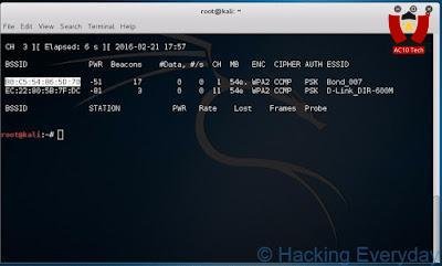 REAVER : Hack Wifi WPA2-PSK dengan Linux bssid wifi