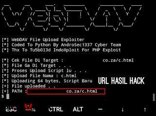 Hack Deface Menggunakan Exploiter WebDav Termux 2026 4 hack web webdav