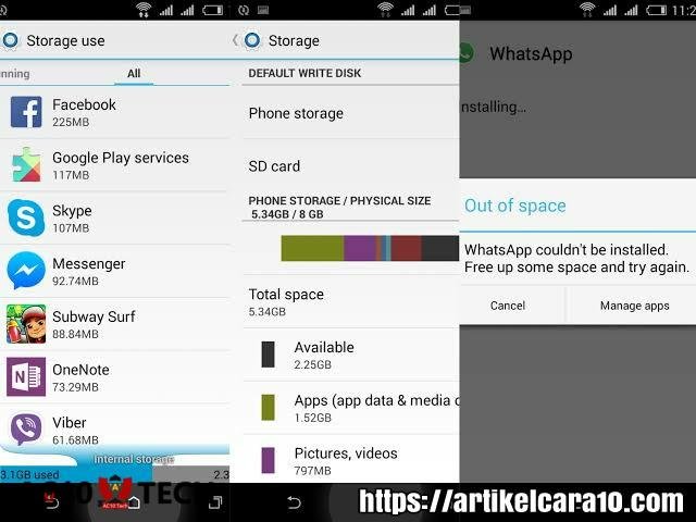Cara Menghindari Memori Internal HP HTC Penuh