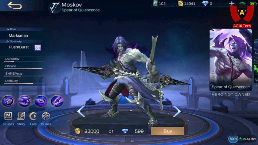 11 Hero Marksman Tersakit 2026 di Mobile Legends