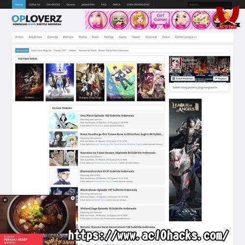 Nonton anime di oploverz.in