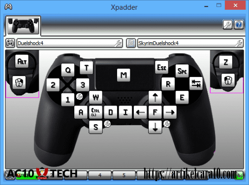 cara ubah joystick jadi keyboard