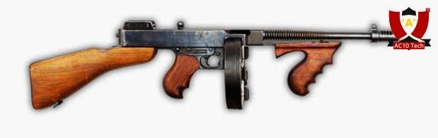 Tommy Gun SMG Pubg