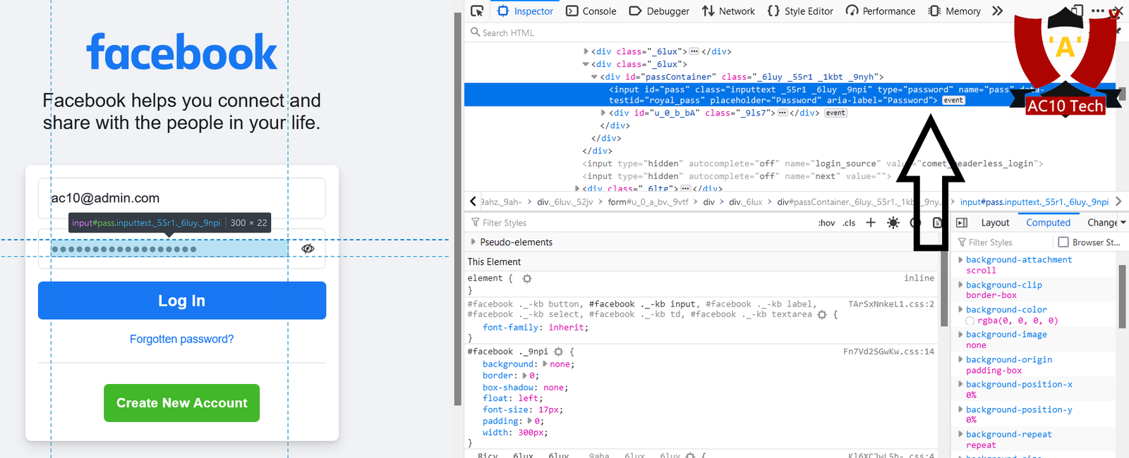 Cara Mengetahui Password Facebook lewat HTML