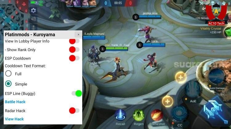 kuroyama diamond injector mobile legends