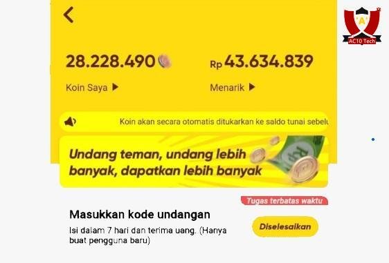 Cara Memasukan Kode Undangan Snack Video 2026 Bonus Uang 3 Cara Menarik Uang di Snack Video