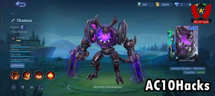 Emblem dan Build Thamuz Tersakit 2026 Full Lifesteal