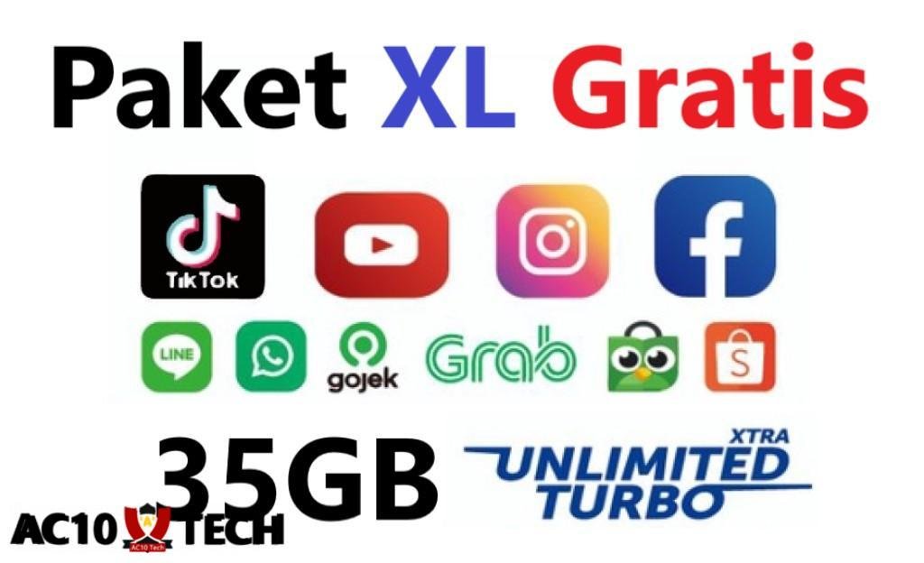 Tembak Paket XL 2026 Gratis 35 GB Terbaru 3 Paket XL Gratis