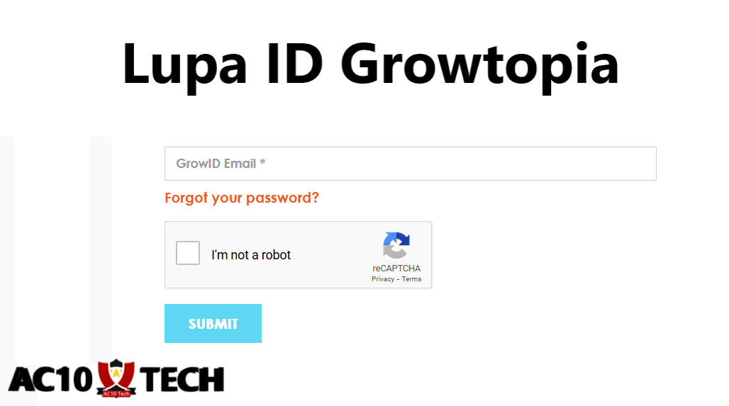 Growtopia Change Email dan Password 2026 (Recovery Akun) 5 Lupa ID Growtopia GrowId