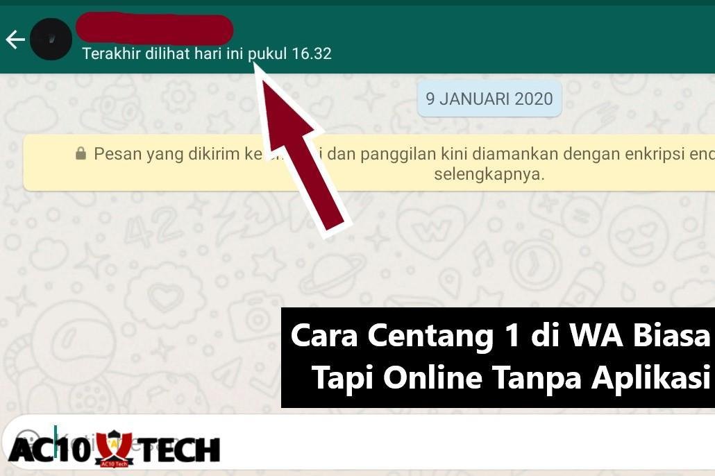 Cara Centang 1 di WA Biasa Tapi Online Tanpa Aplikasi 2026