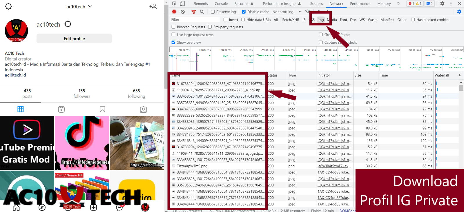 Cara Download Profil IG Private