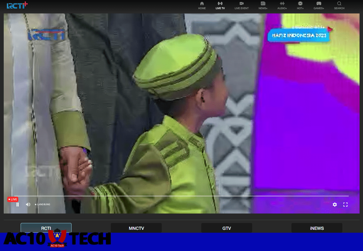 Nonton TV di HP Tanpa Aplikasi di RCTI+ Live Streaming