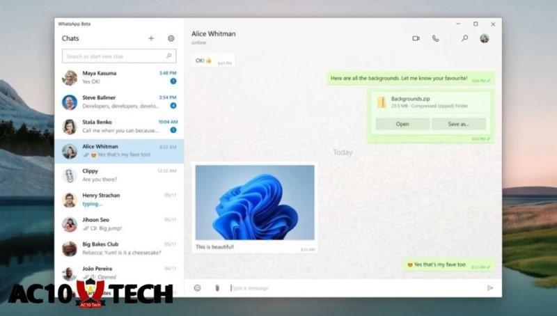 Download WhatsApp App PC