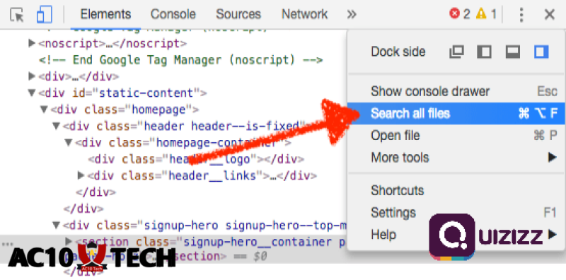 Cara Hack Quizizz dengan Inspect Element