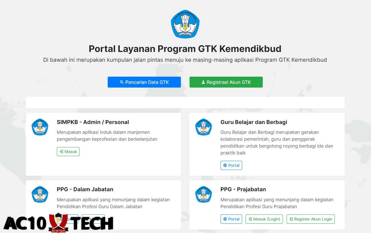 Panduan SIMPKB Lengkap (Login, Daftar, Lupa Sandi) 2026 2 SIMPKB GTK Kemdikbud