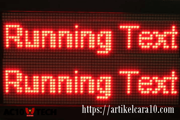 Cara Hack Running Text di HP Android 2026