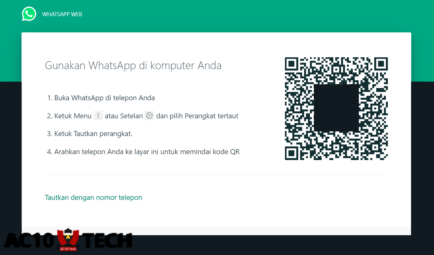 Cara Login WhatsApp WEB