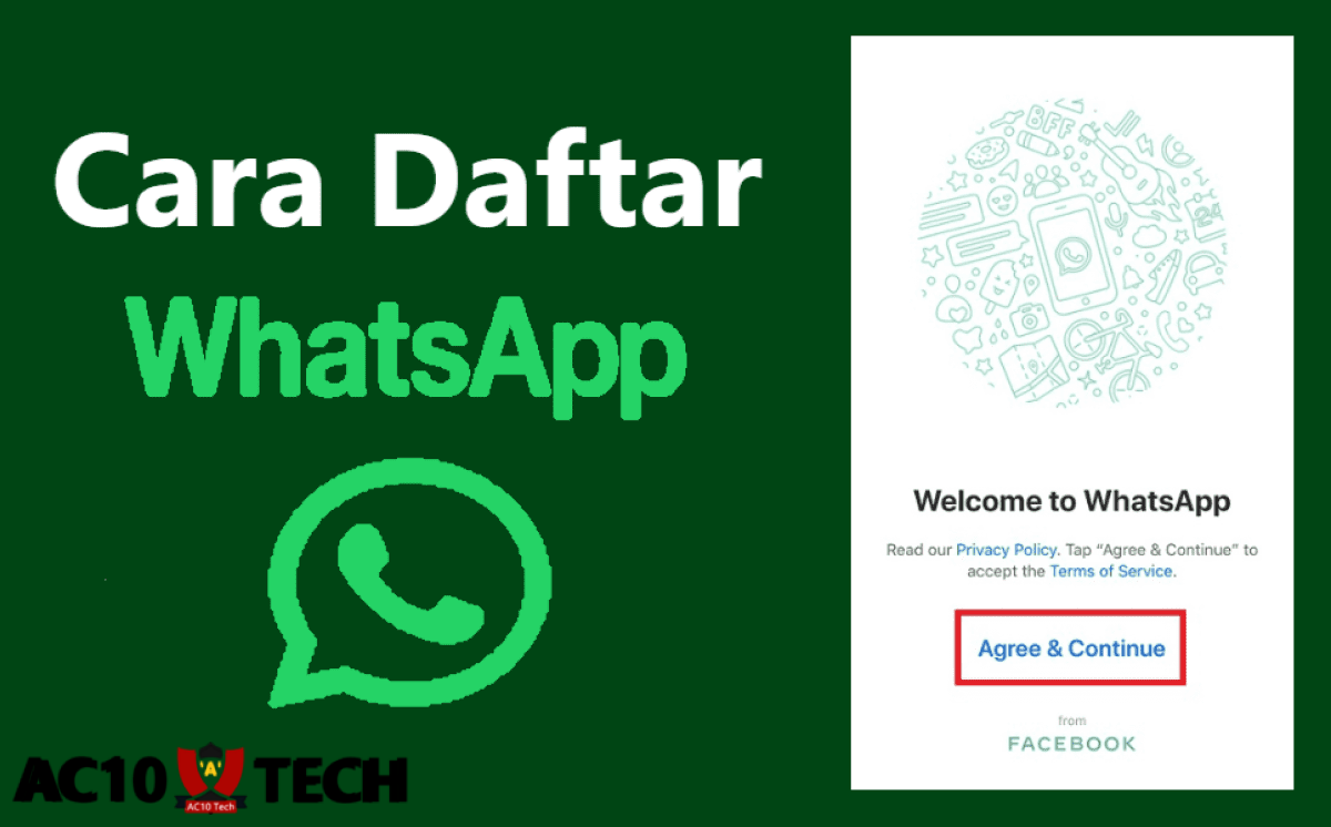 Cara Daftar WA (WhatsApp) di HP Mudah Terbaru 2026 2 Cara Daftar WA