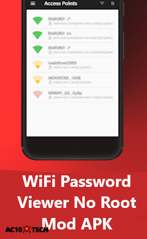 WiFi Password Viewer No Root Mod APK 2026