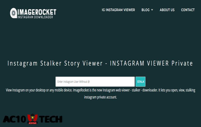 Imagerocket Private Instagram Viewer Tanpa Verification Gratis