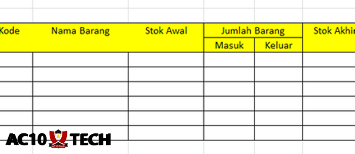 Aplikasi Stok Persediaan Barang XLS Gratis 2026