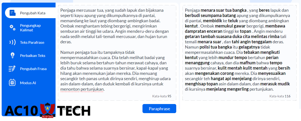 Strategi Parafrase yang Efektif