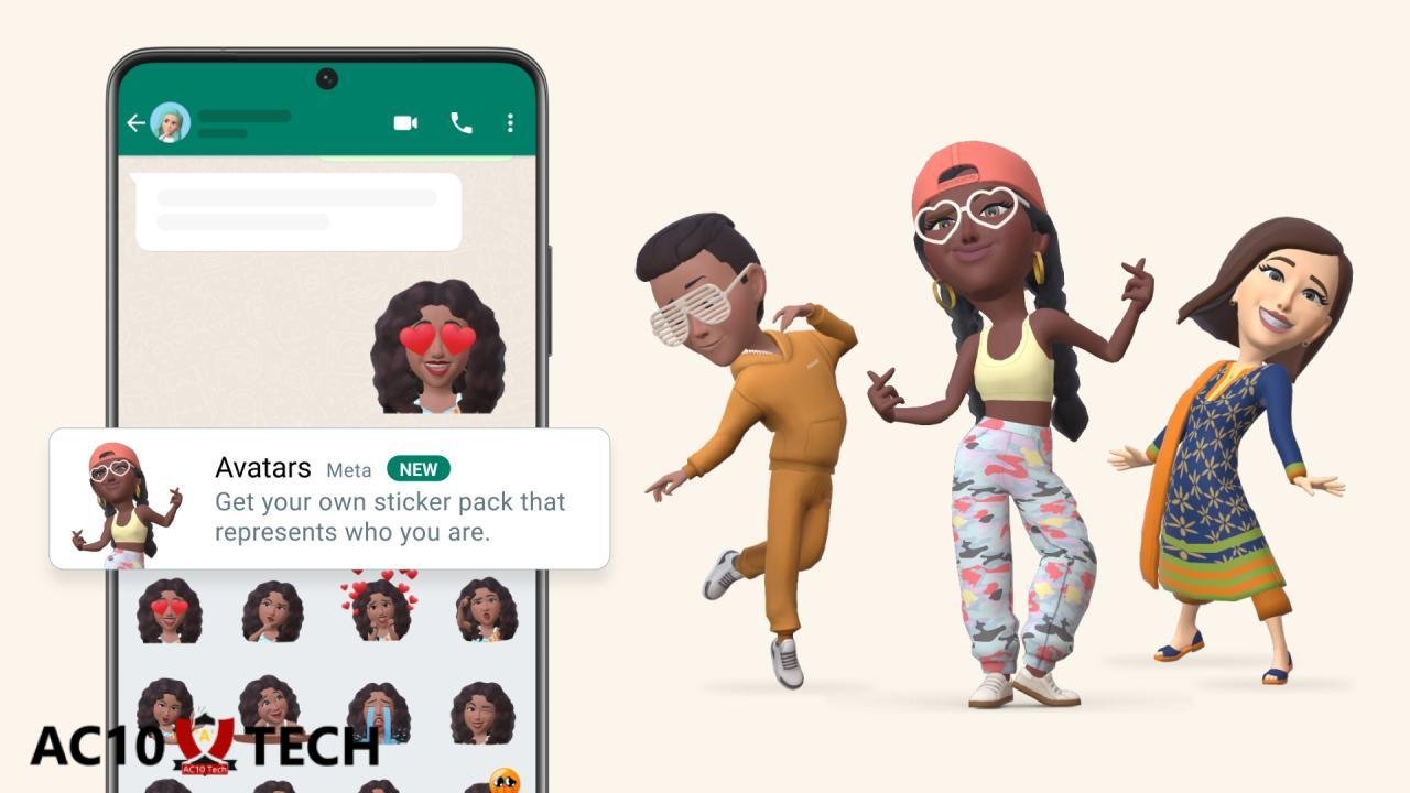 Cara Pakai Avatar di WhatsApp untuk Profil dan Stiker Keren