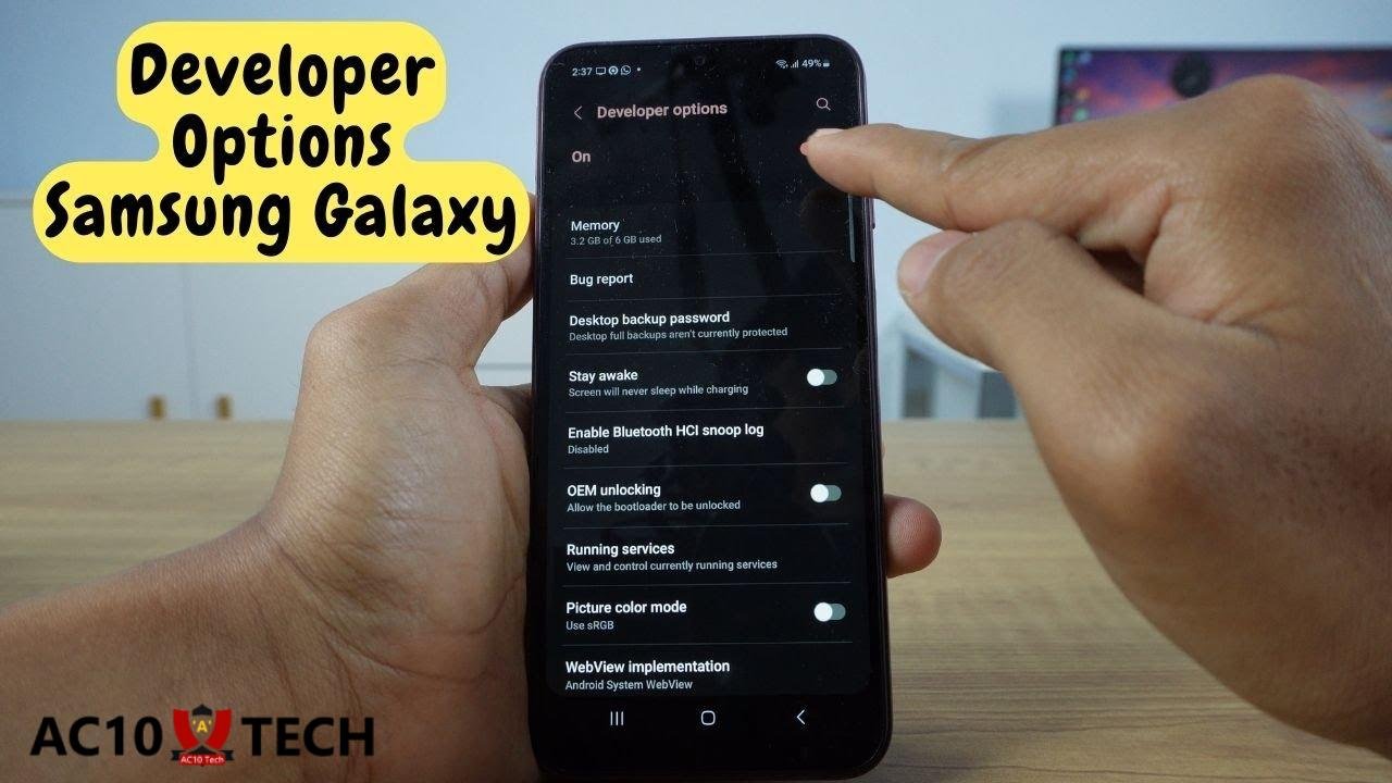Cara Mengaktifkan dan Menonaktifkan Opsi Pengembang di HP Samsung Mudah